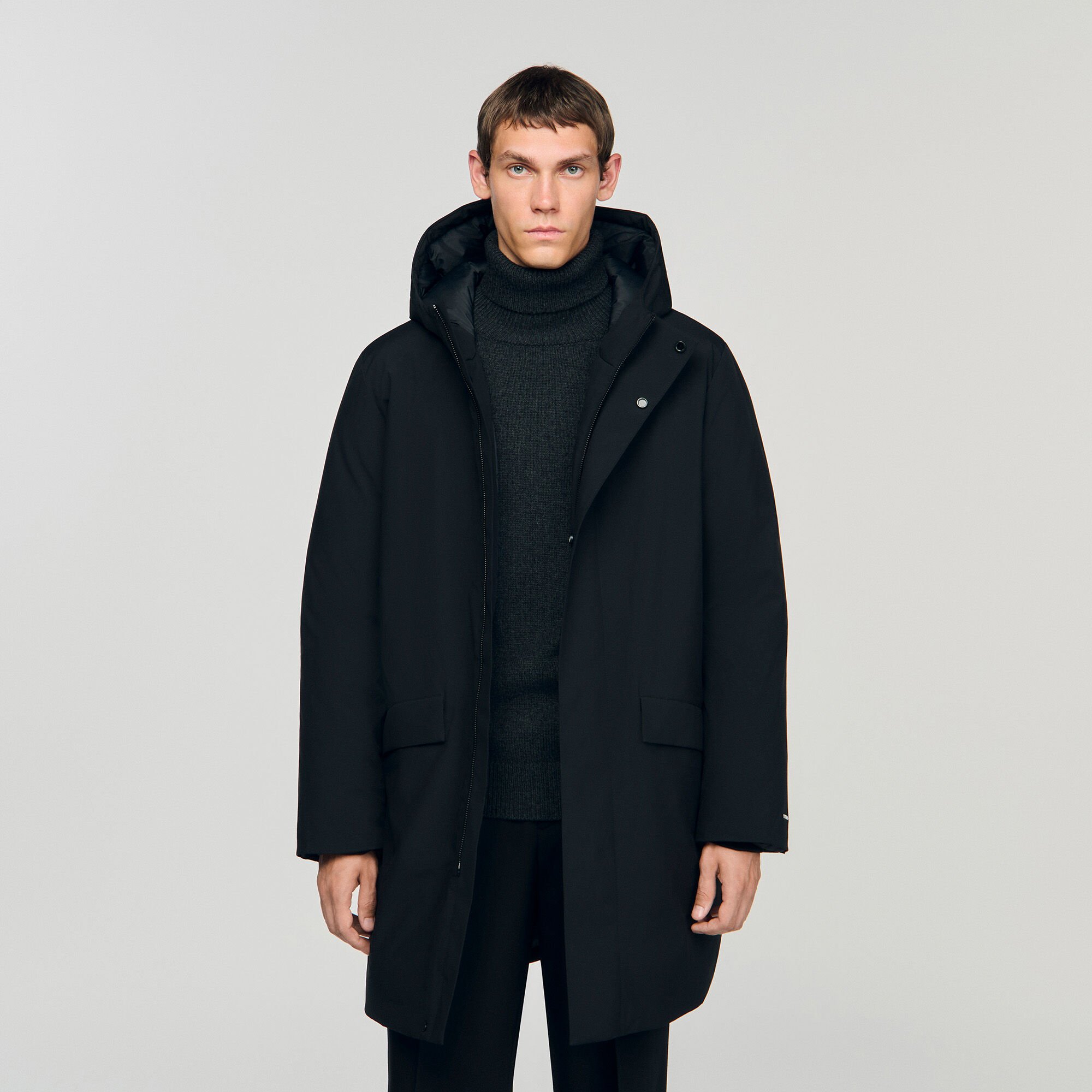 Parka avec capuche et fermeture