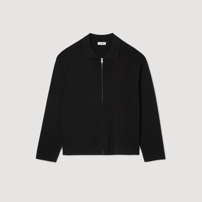 Cardigan zippé