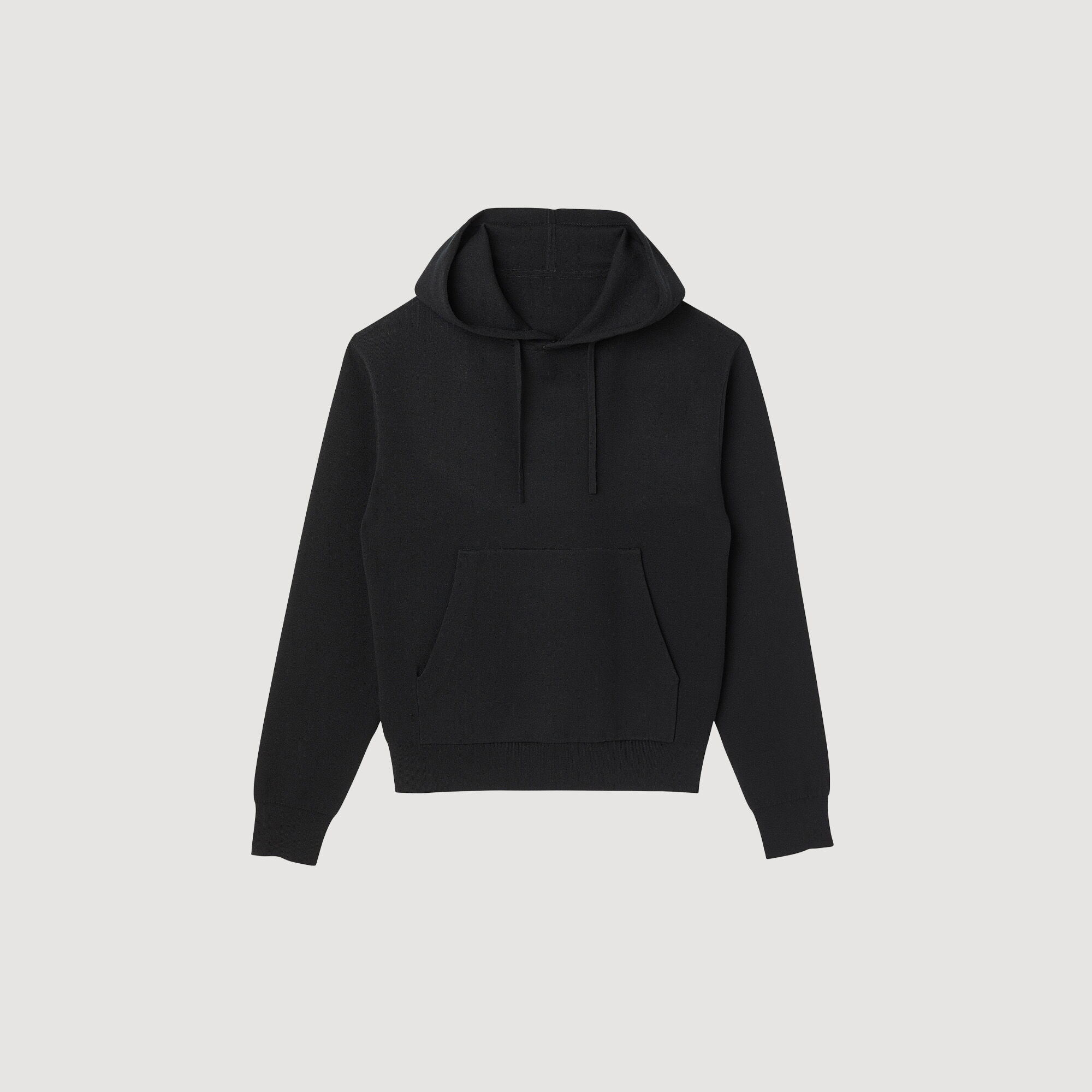 Hoodie en maille tricotée