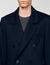 Manteau croisé en laine et cachemire