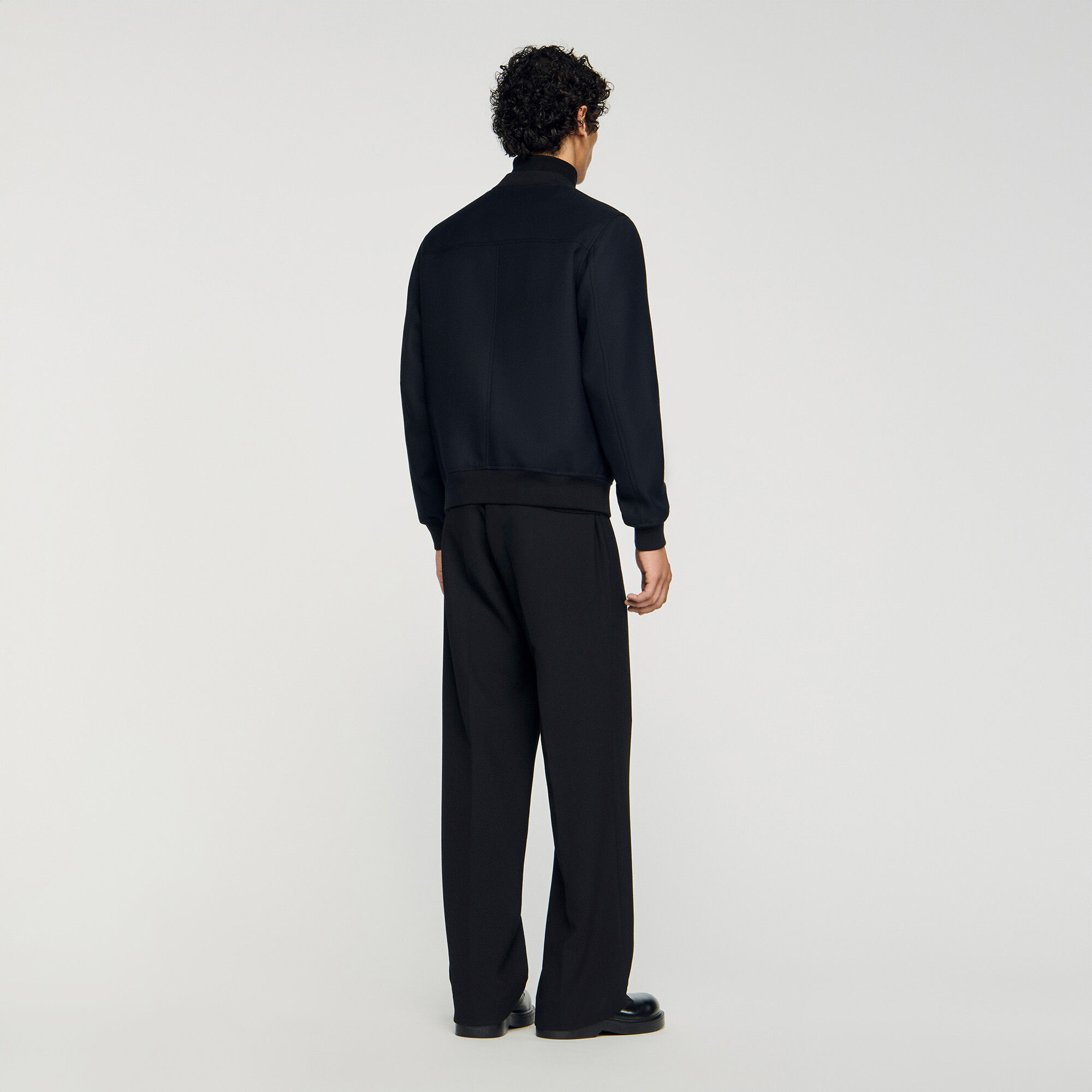 Blouson teddy en laine