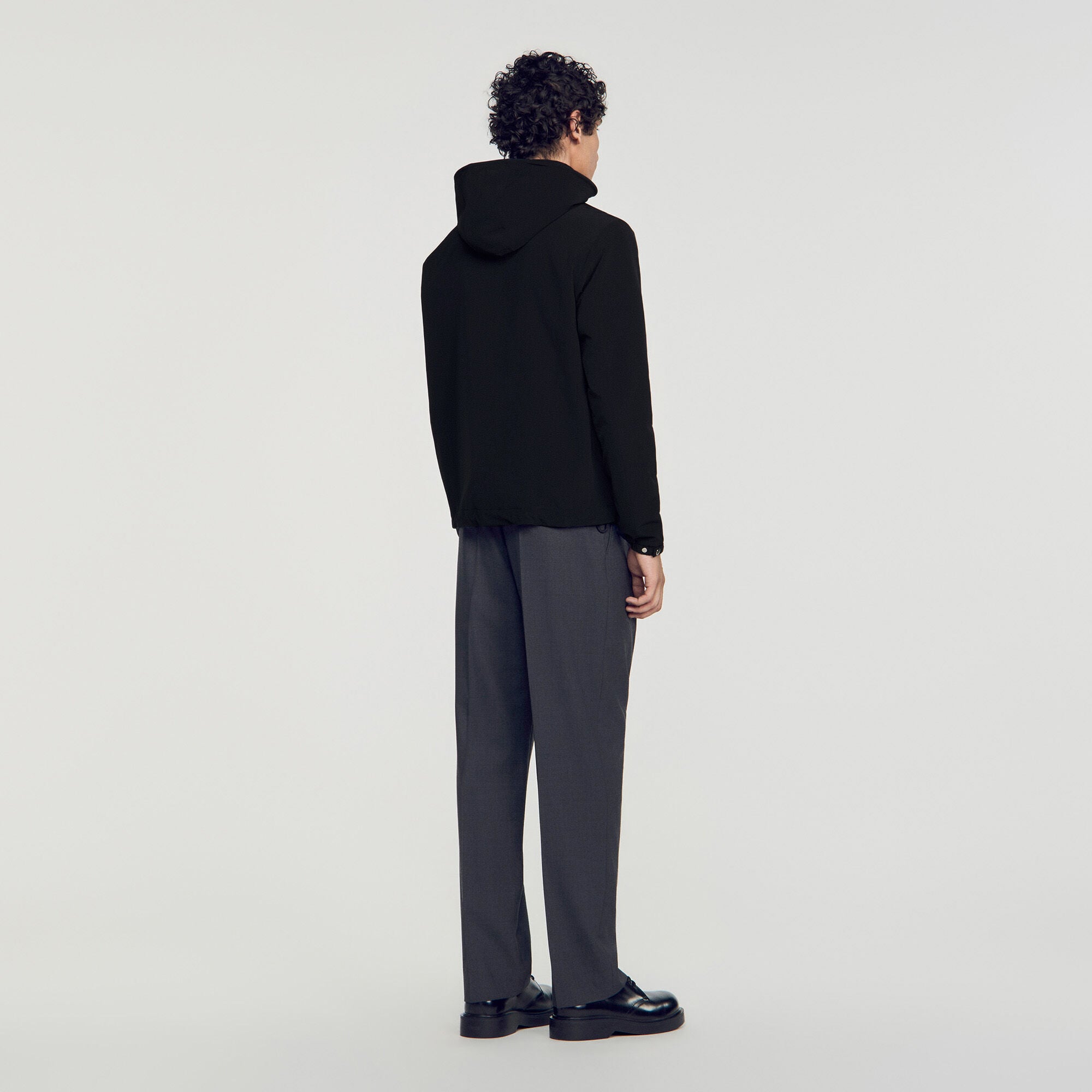 Blouson zipp&eacute; &agrave; capuche