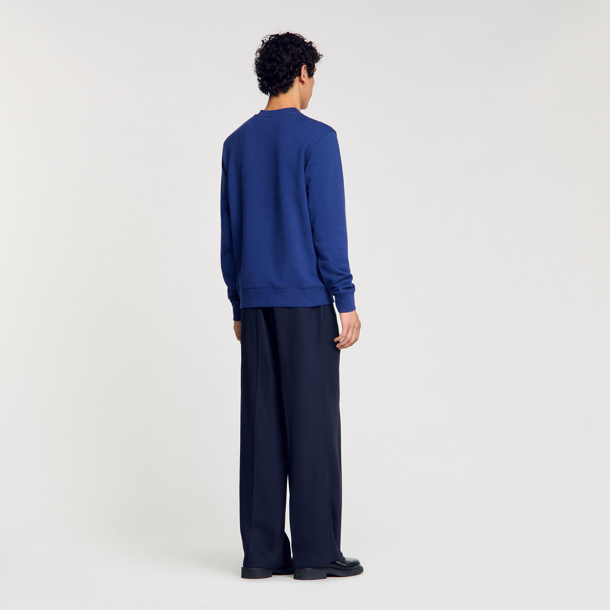 Sweatshirt en coton à logo 