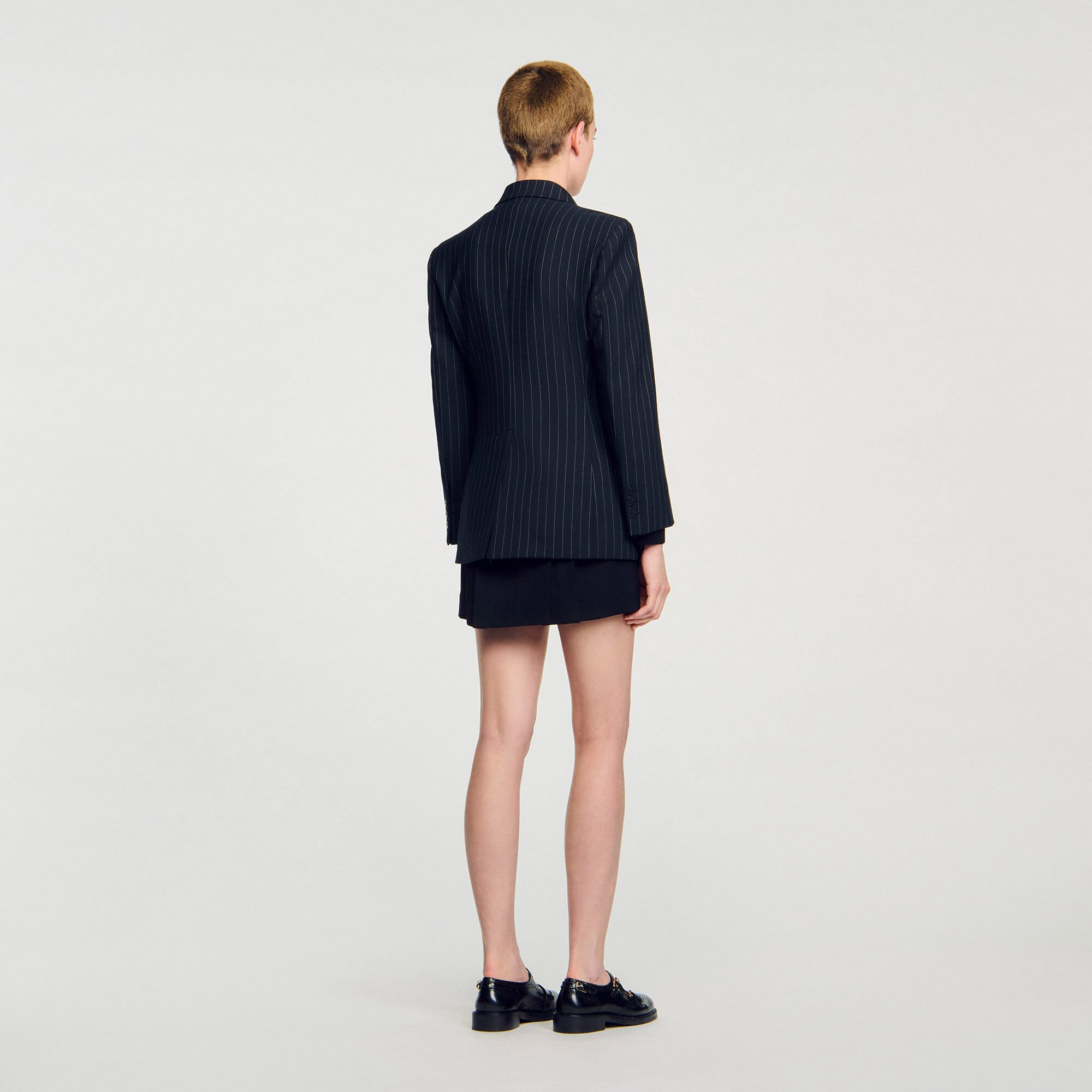 Veste de costume à rayures