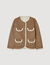 Veste double face boutonnée