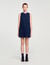 Robe courte en tweed