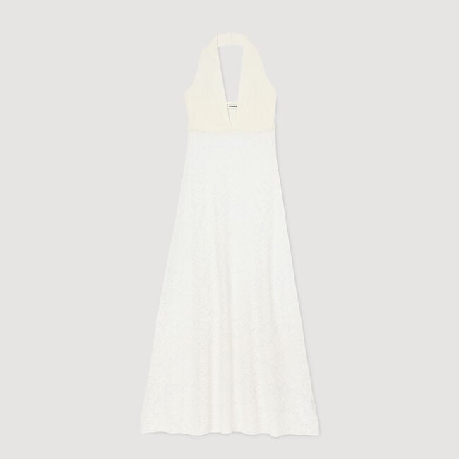 Robe longue en maille