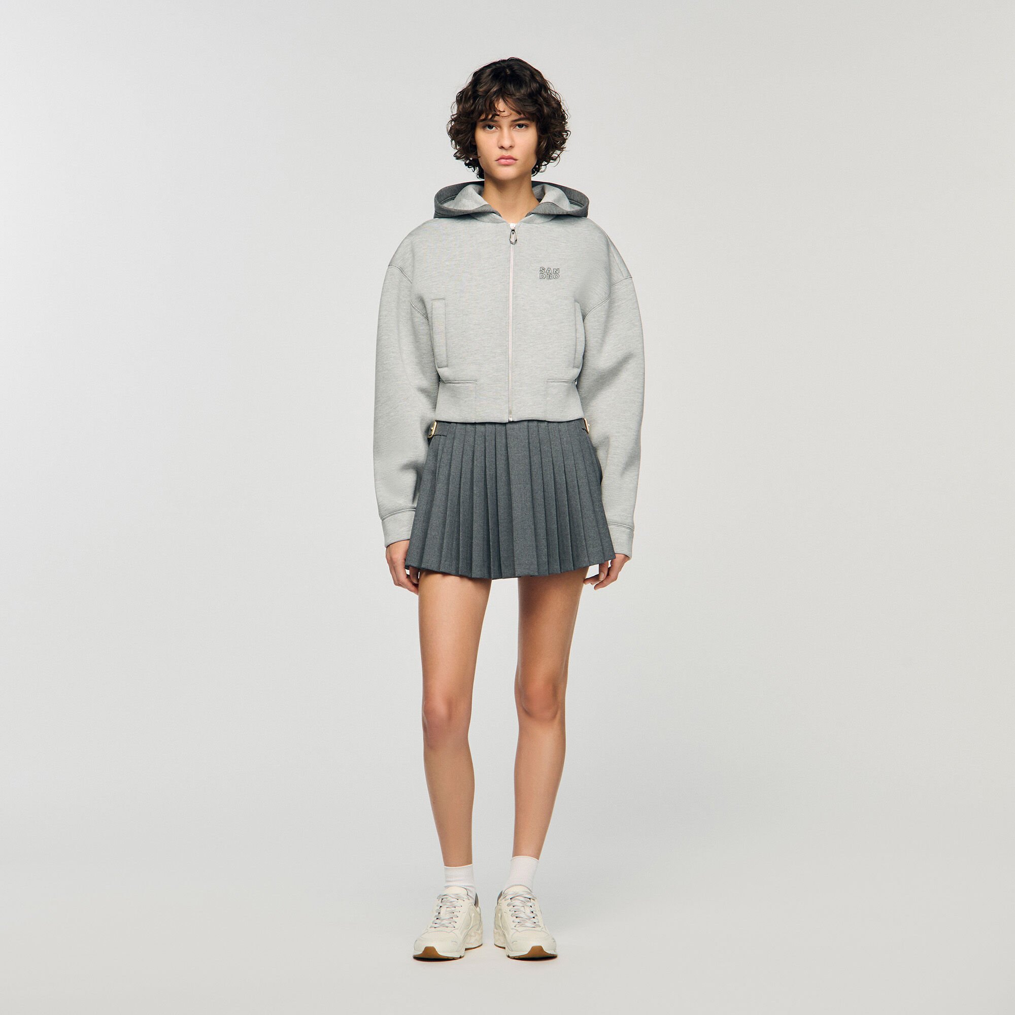 Sweatshirt à capuche amovible