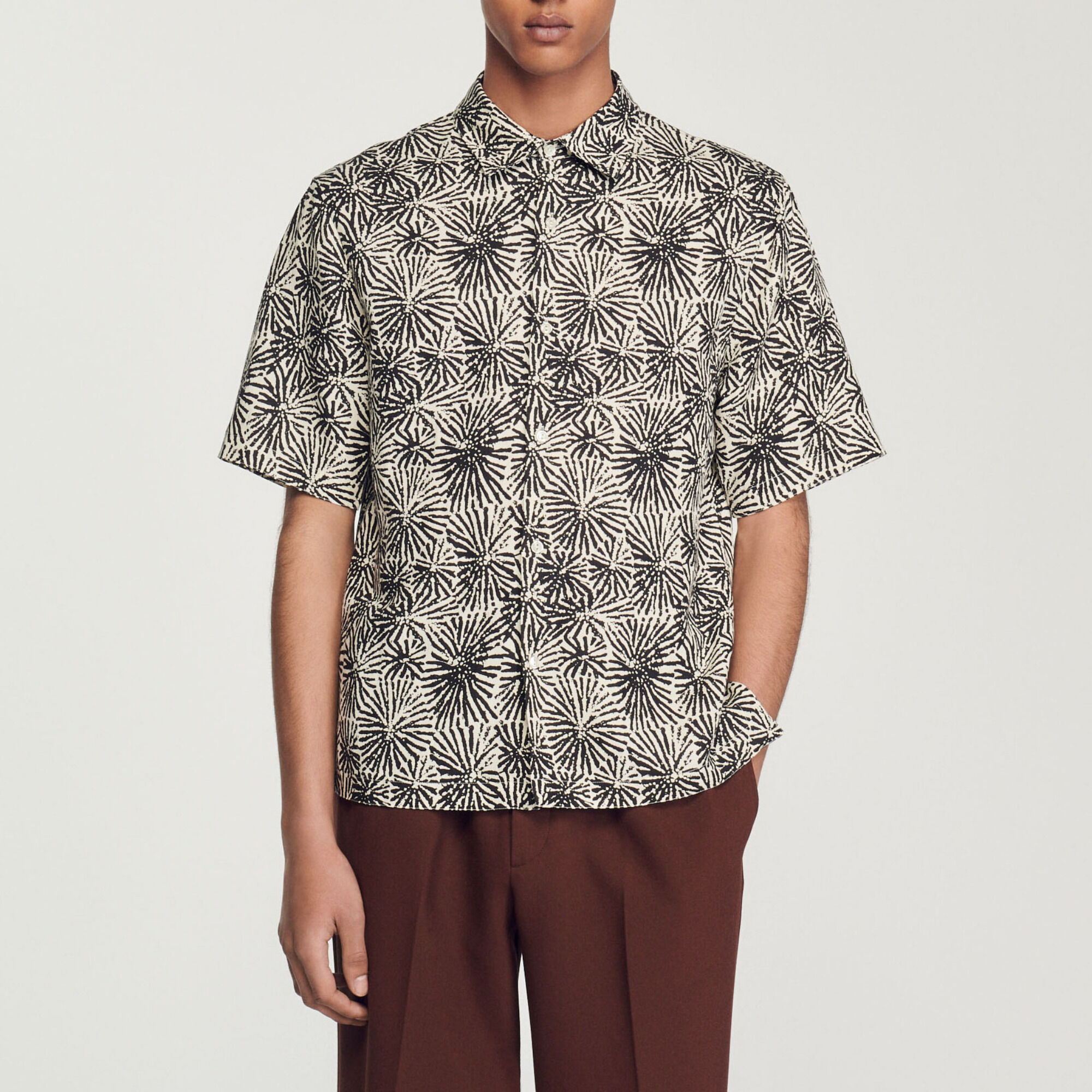Chemise oversize imprimée
