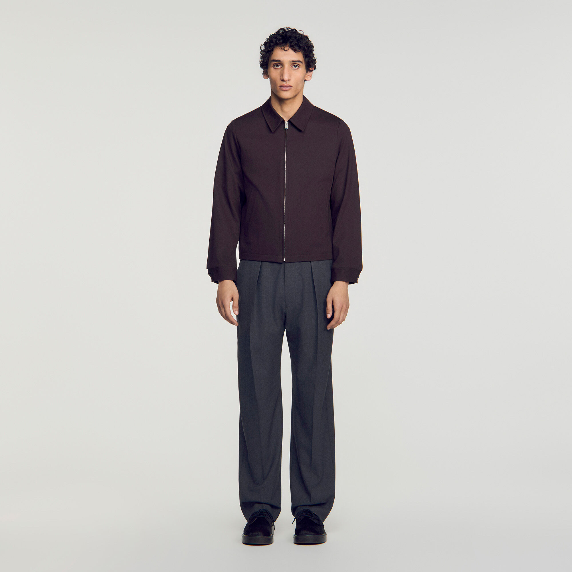 Blouson zipp&eacute; en coton