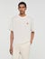 T-shirt à logo en cuir