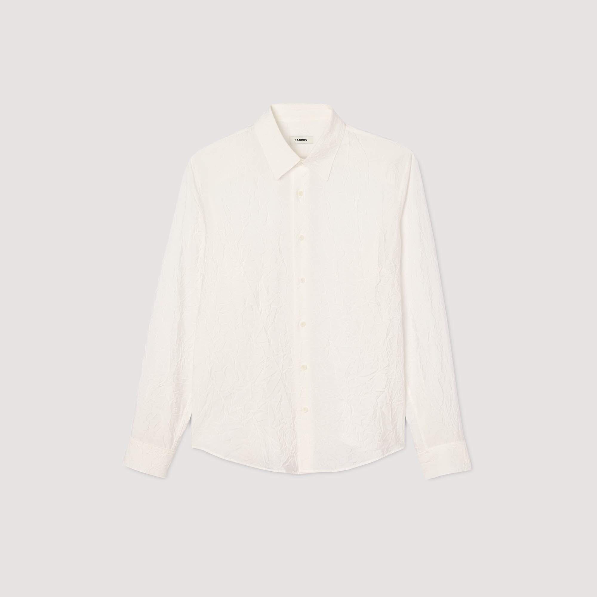 Chemise effet froissé