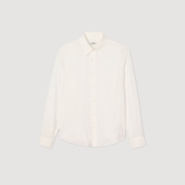 Chemise effet froissé