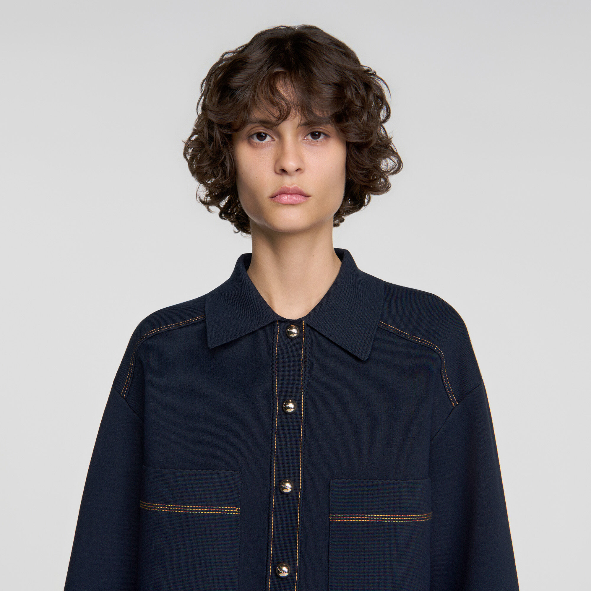 Cardigan effet veste - Femme | Sandro Paris