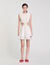 Robe courte à découpes