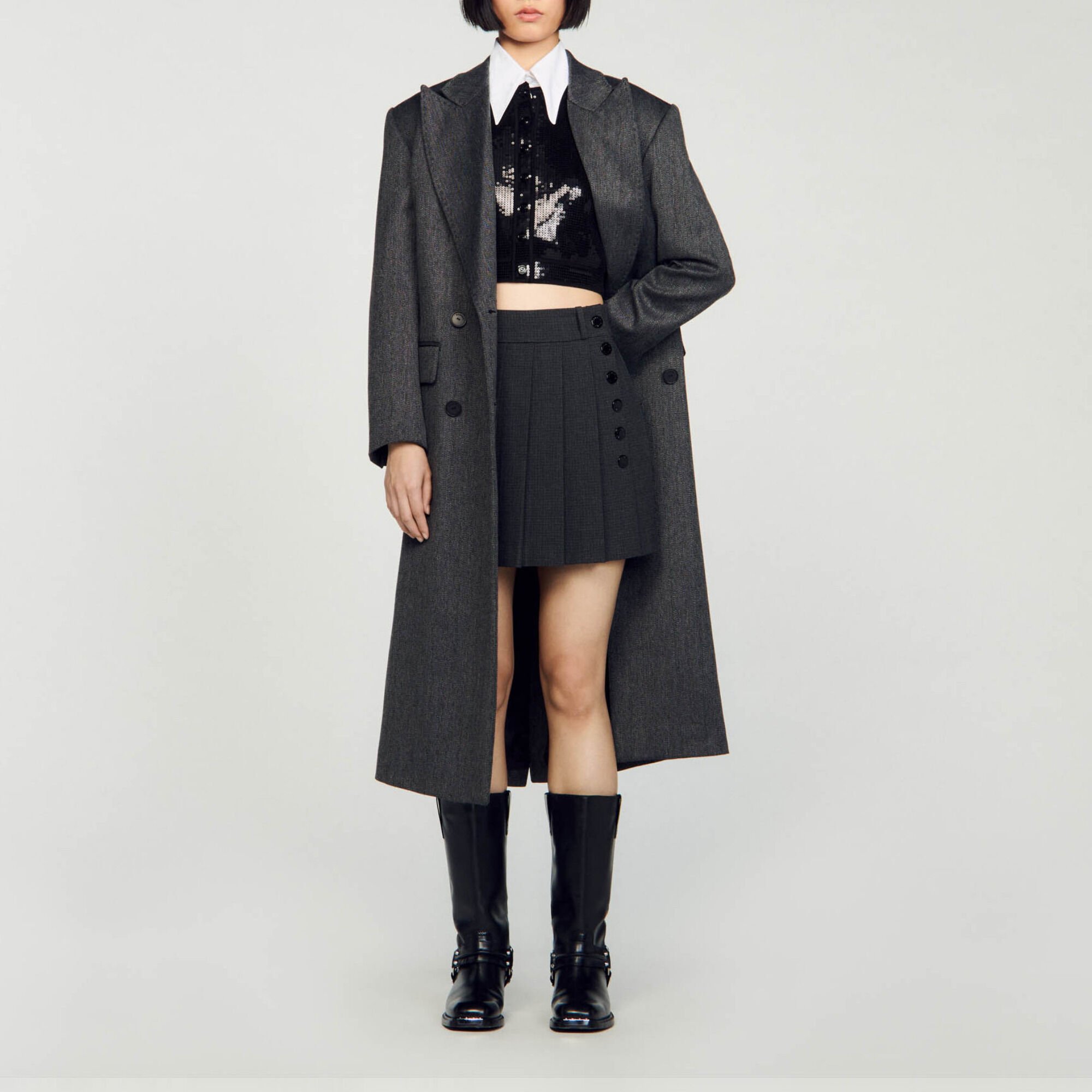 Mini jupe à carreaux