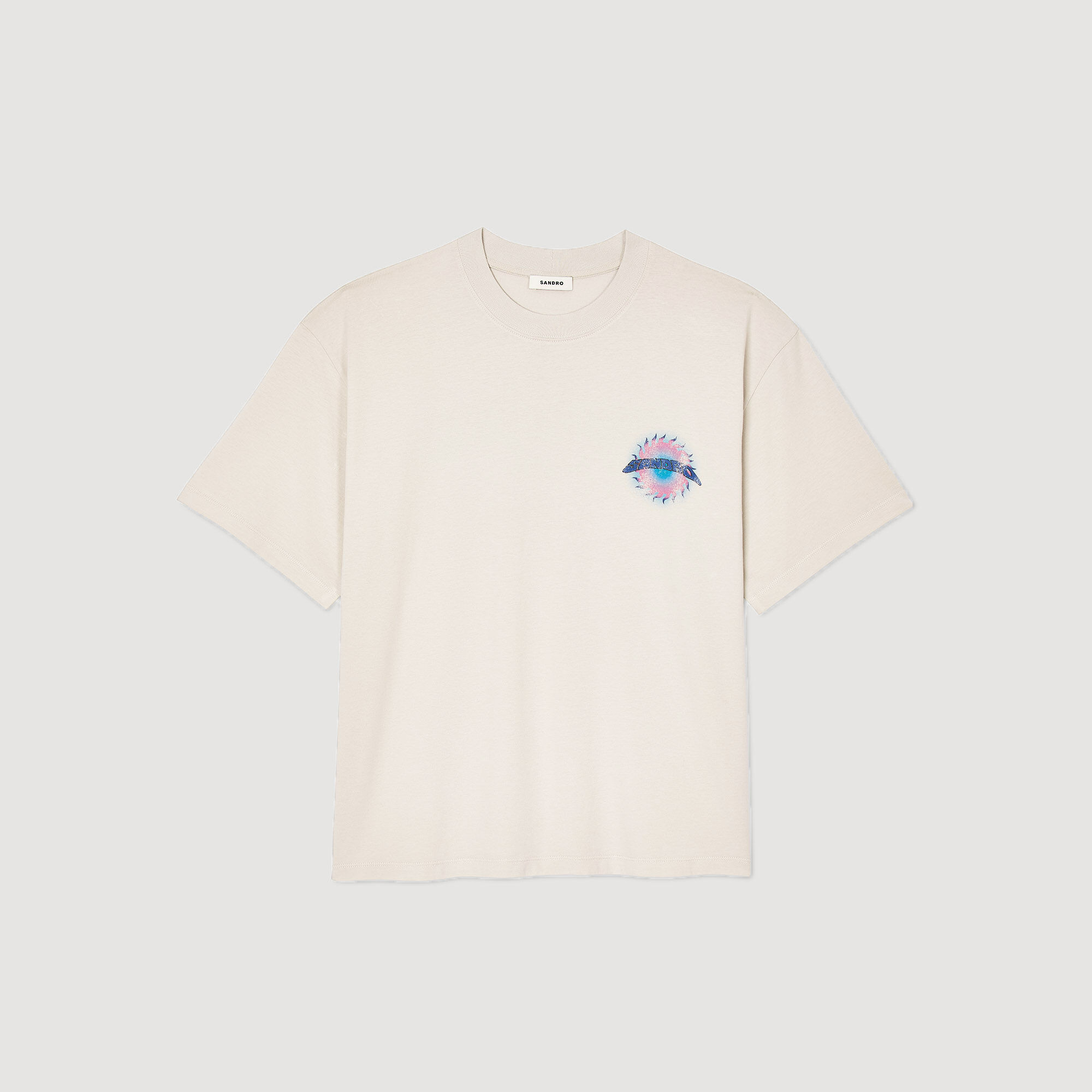 T-shirt à imprimé soleil