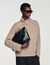 Sac hobo en cuir &agrave; logo - Homme | Sandro Paris