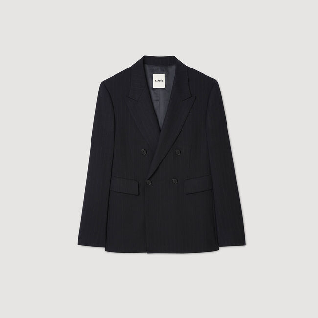 Veste de costume croisée