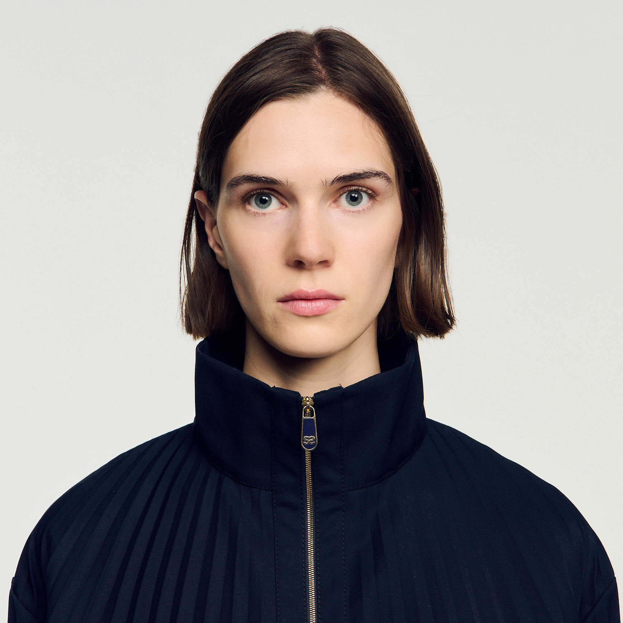 Blouson pliss&eacute; - Femme | Sandro Paris