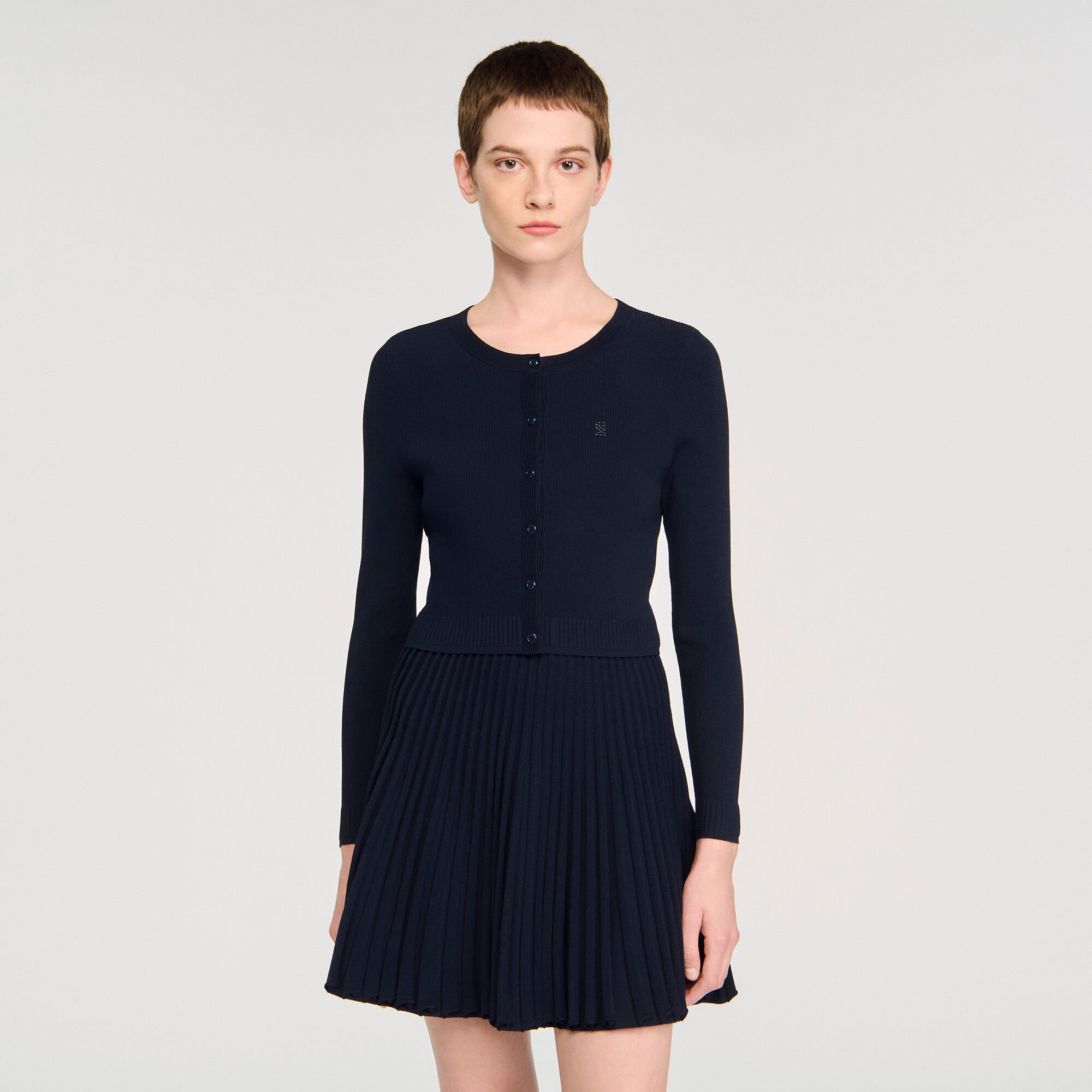 Cardigan en maille fine