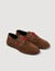 Chaussures bateaux cuir suédé lacet