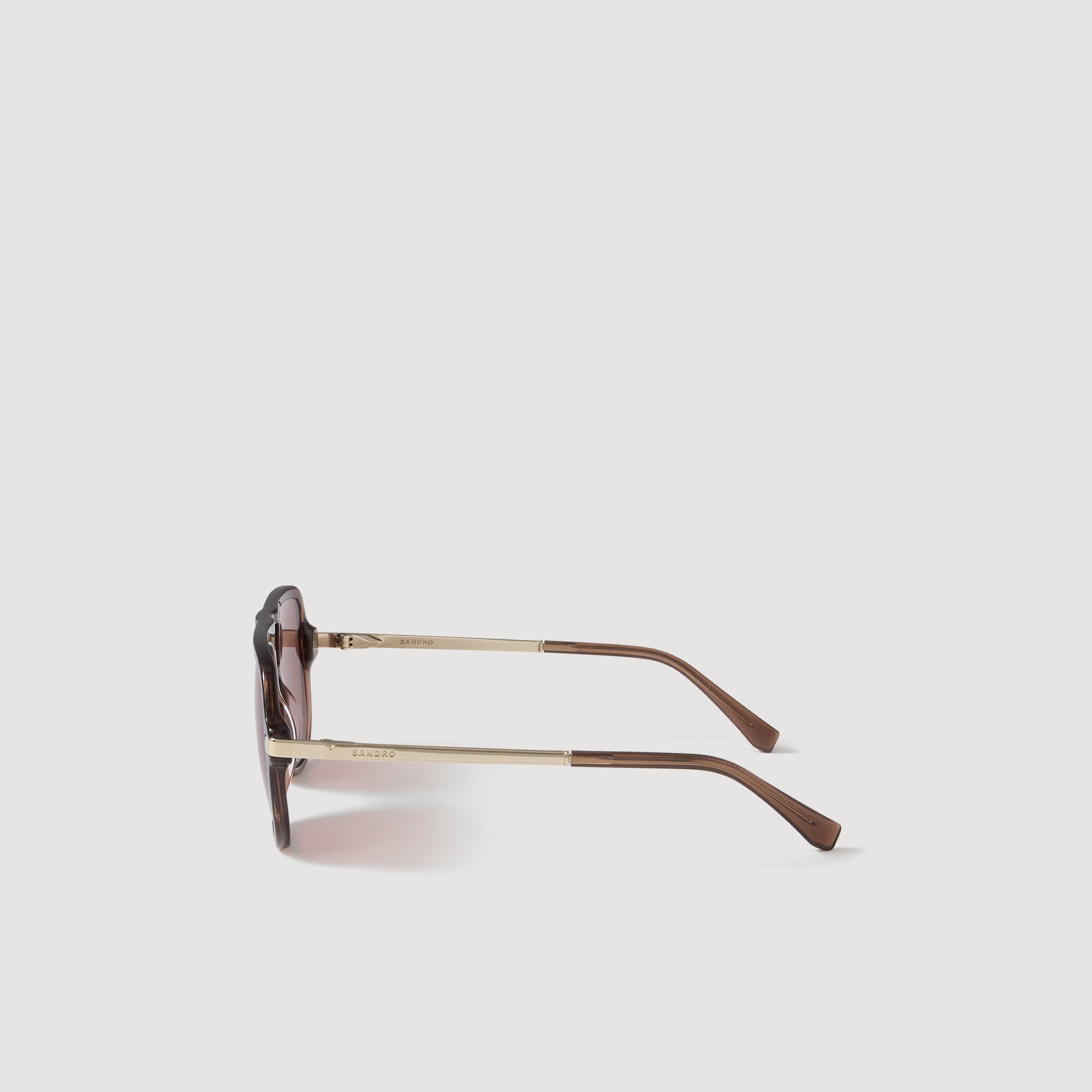 Lunettes de soleil m&eacute;tal et ac&eacute;tate