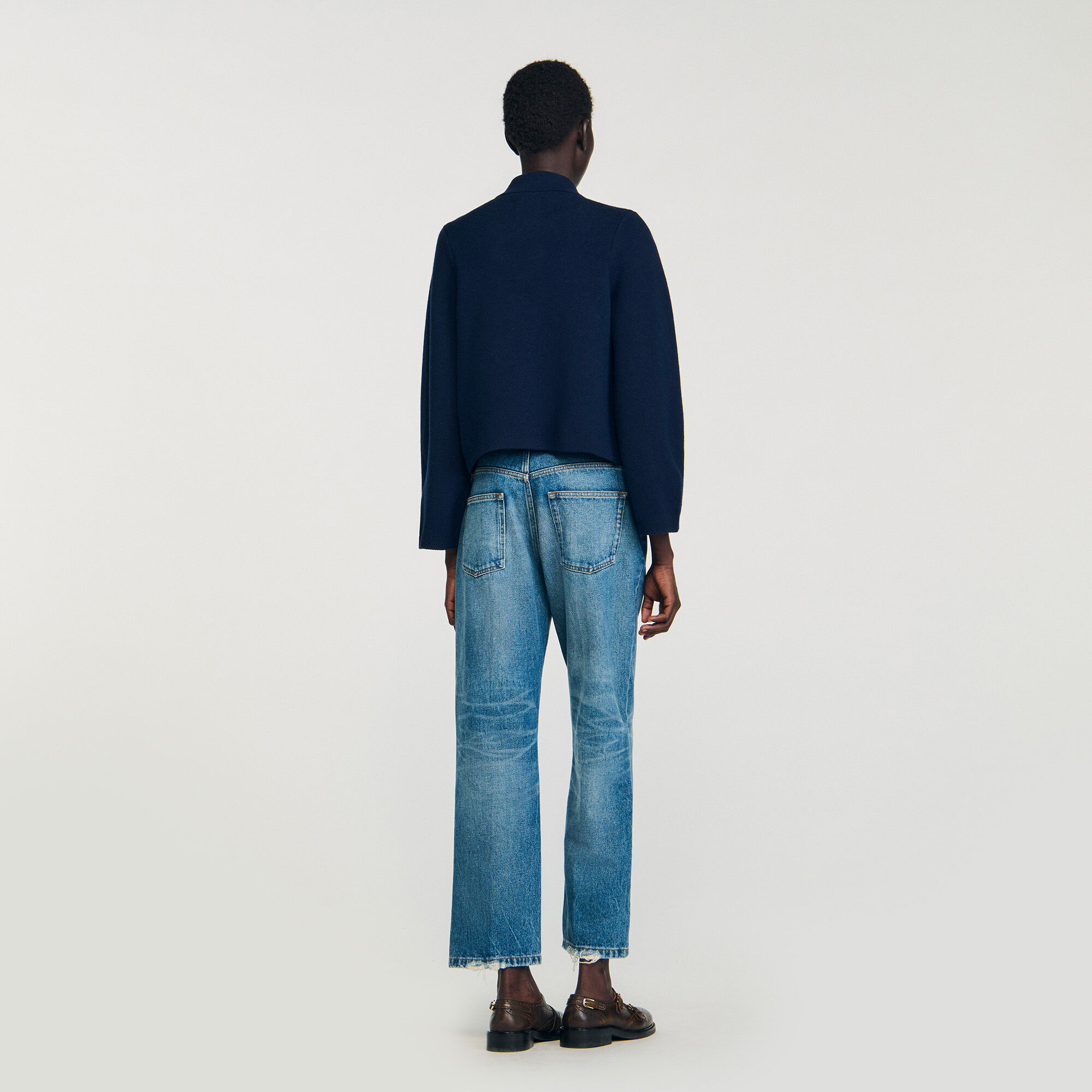Cardigan à double boutonnage 