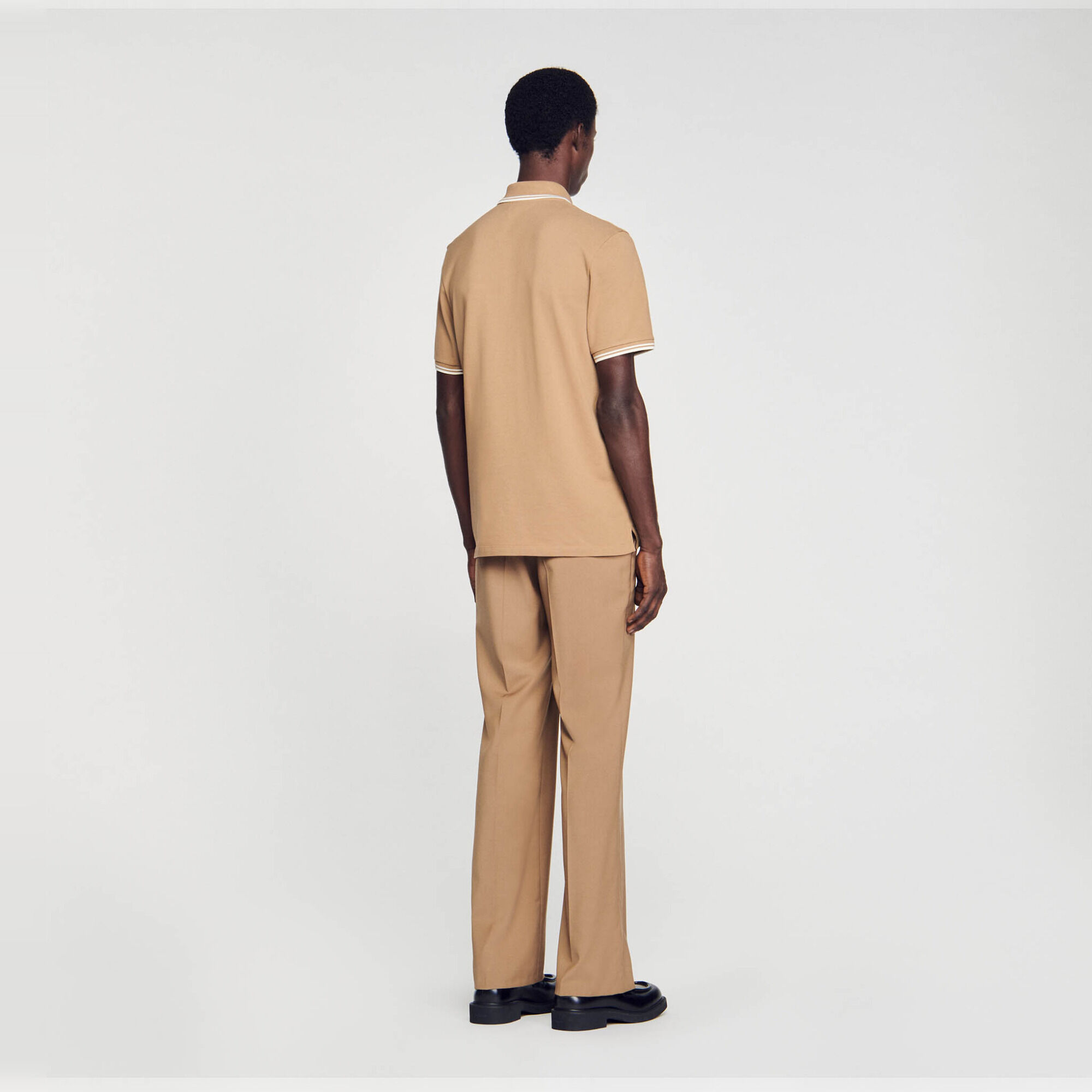 Polo en piqué de coton