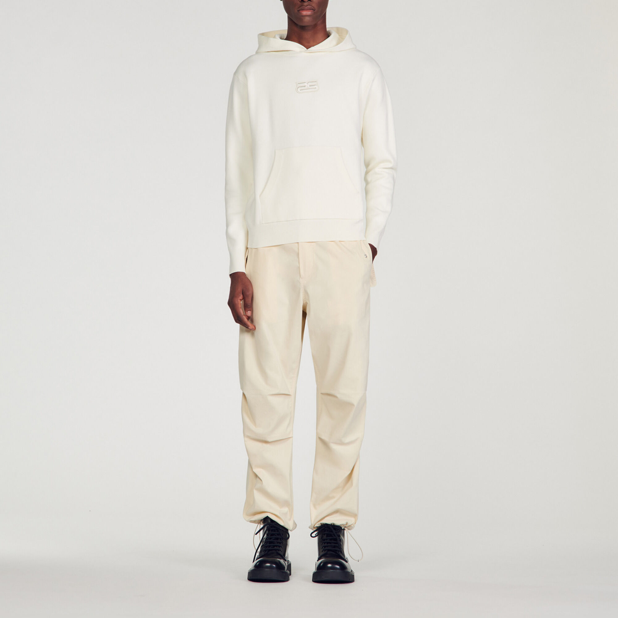 Hoodie en maille