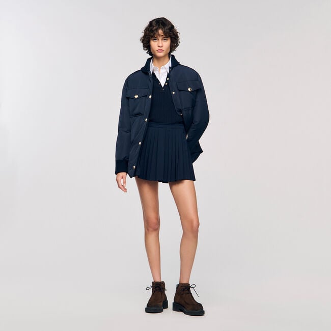 Jupe short à plis