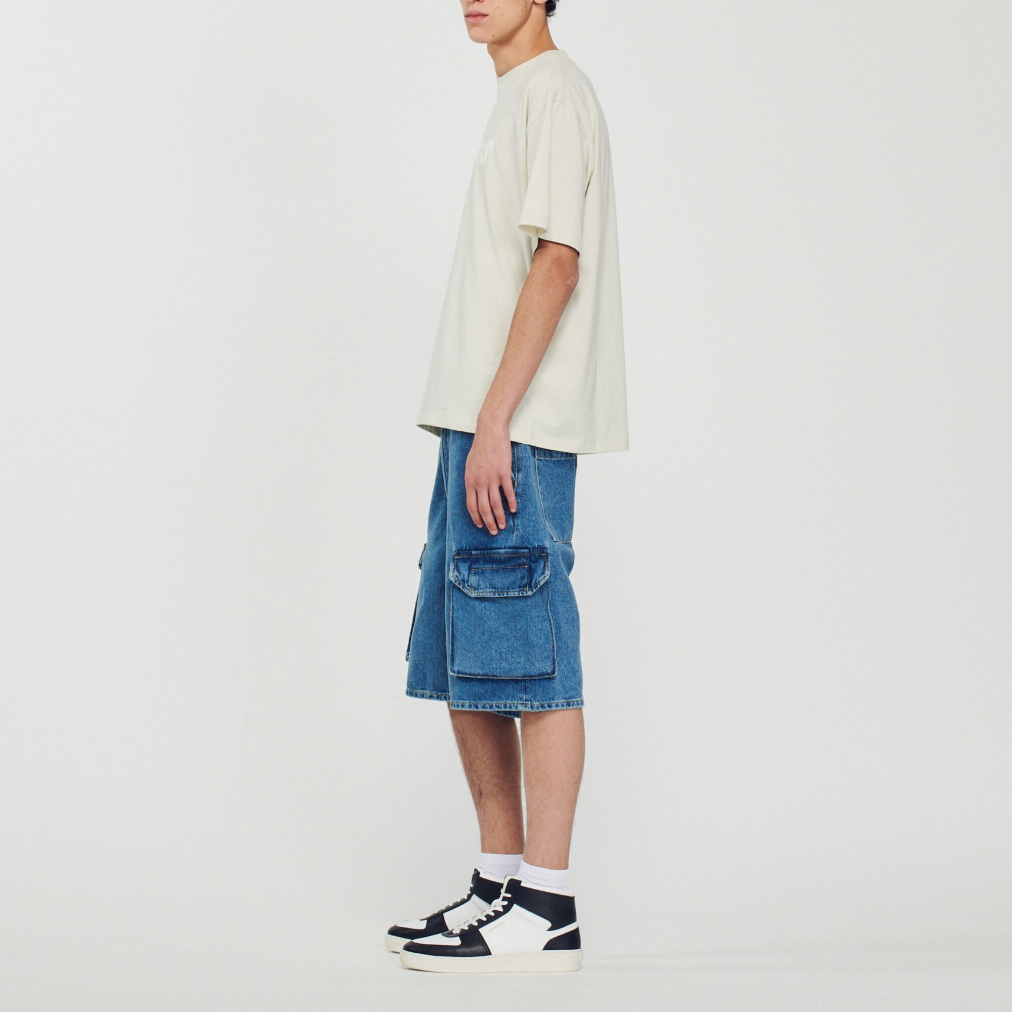 T-shirt oversize à logo