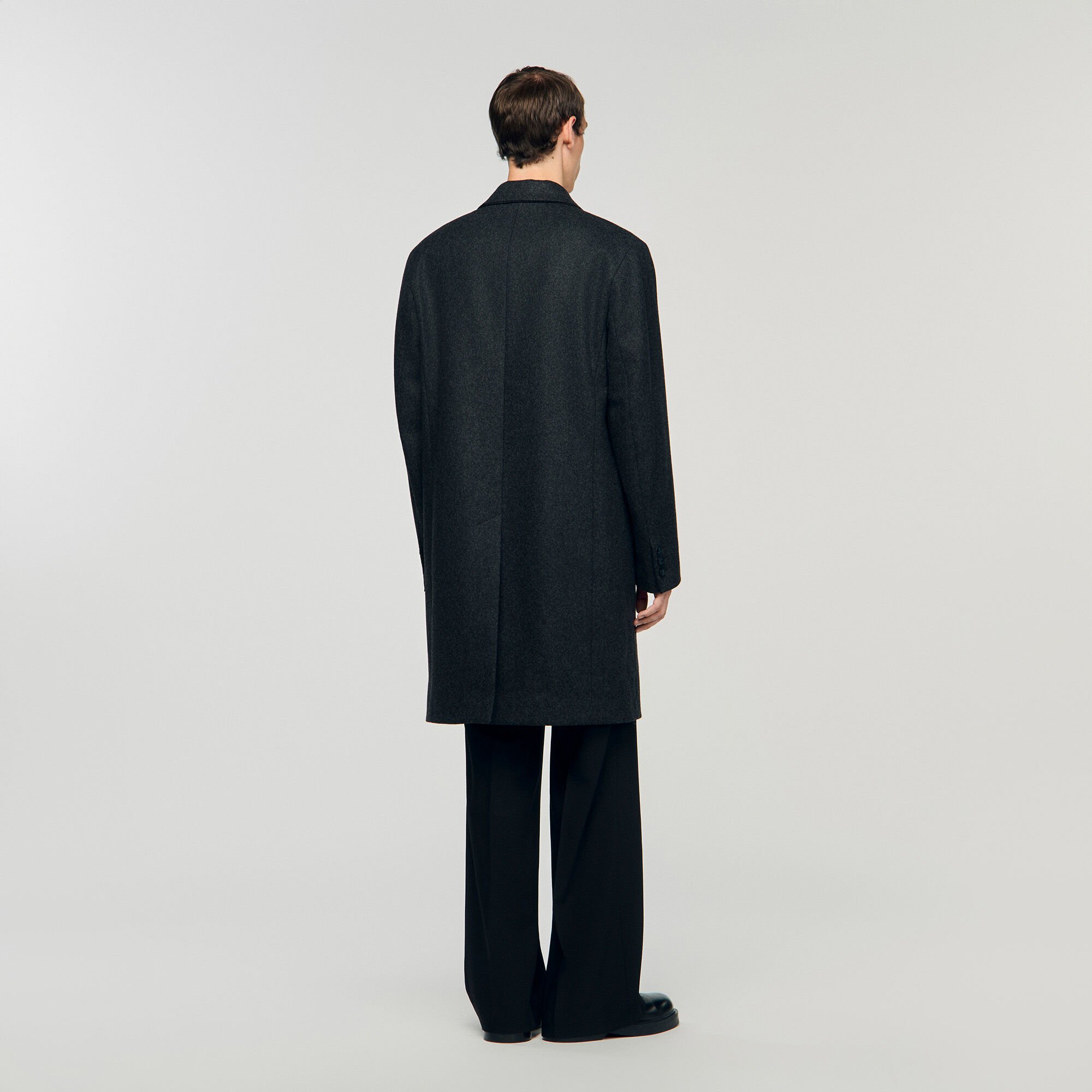 Manteau en drap de laine
