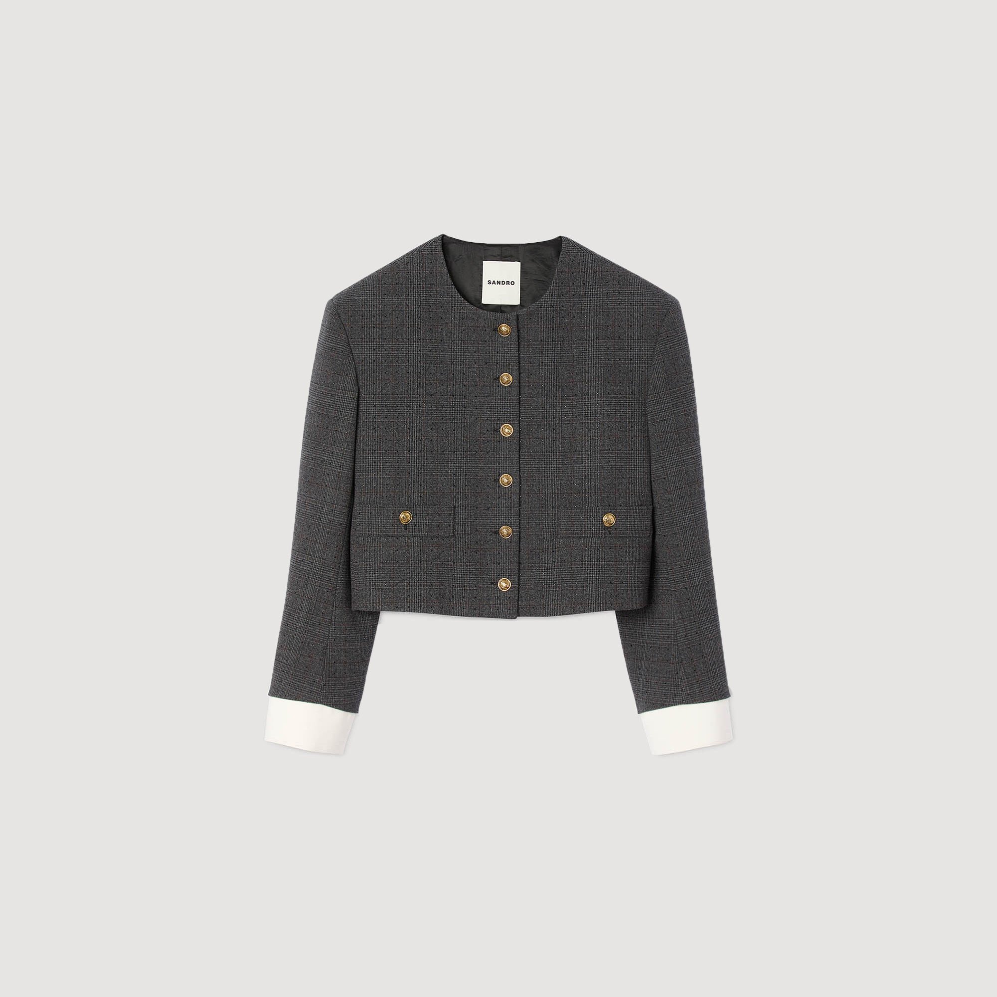Veste de tailleur strassée