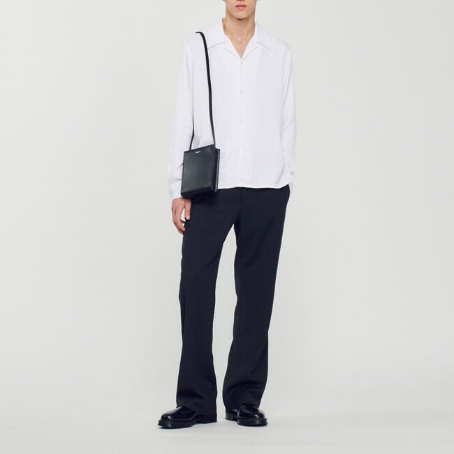 Chemise fluide col requin Homme