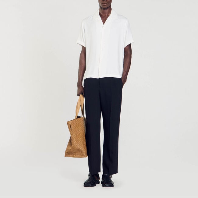 Chemise à col requin