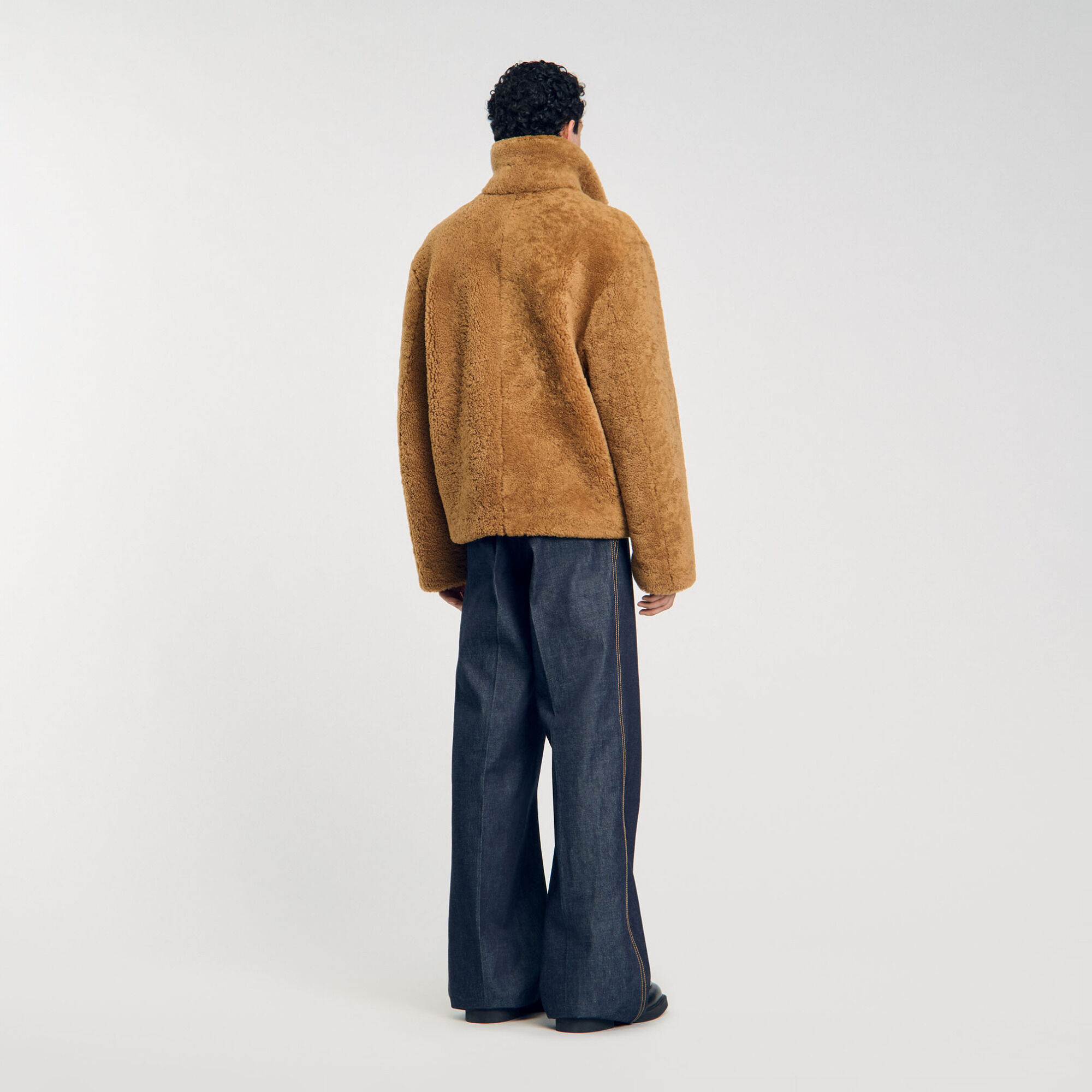 Veste shearling - Homme | Sandro Paris