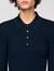 Pull polo en maille torsadée