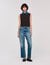 Pull en maille et denim