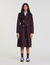 Manteau &agrave; carreaux double face - Femme | Sandro Paris
