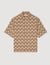 Chemise fluide imprimé corde