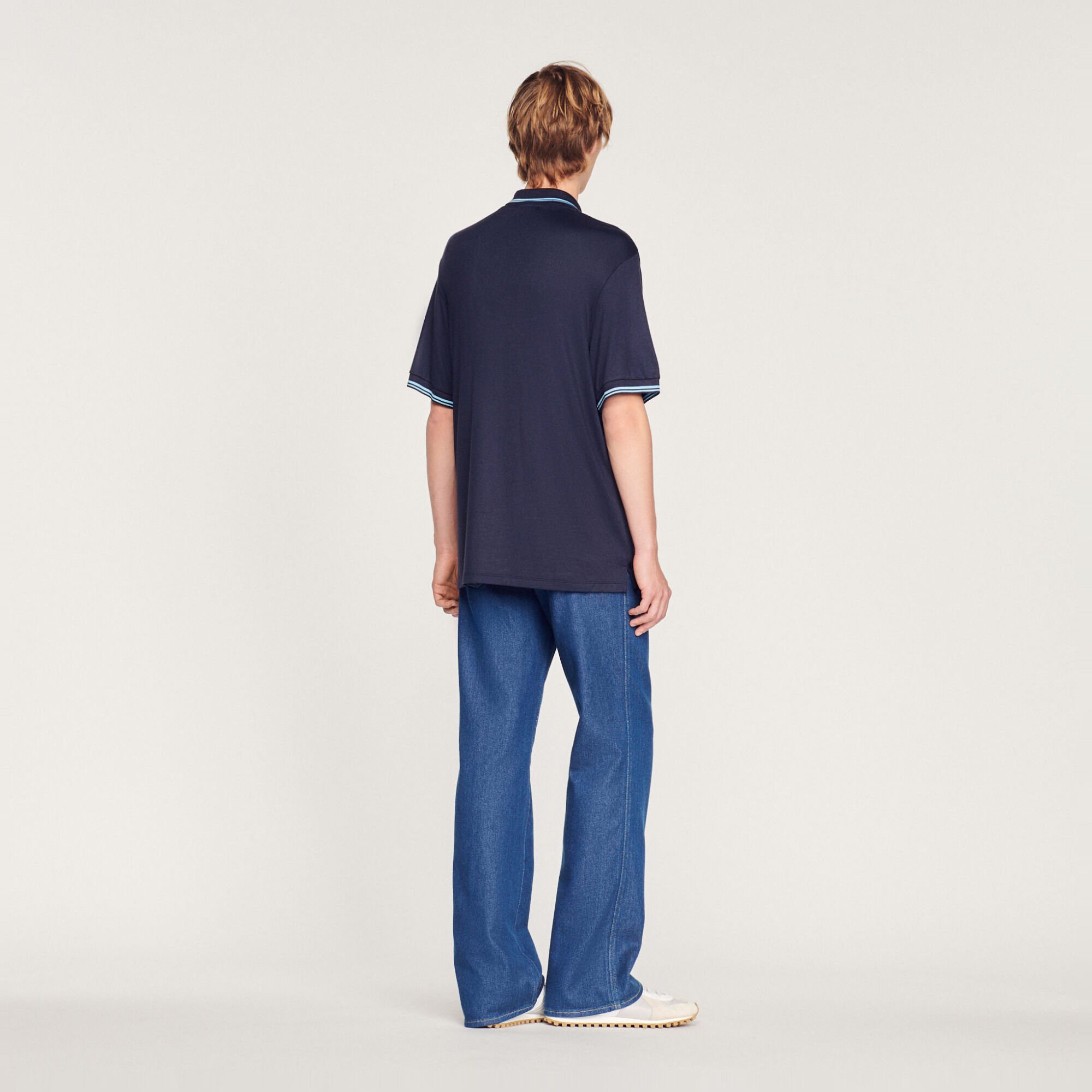 Polo à liserés