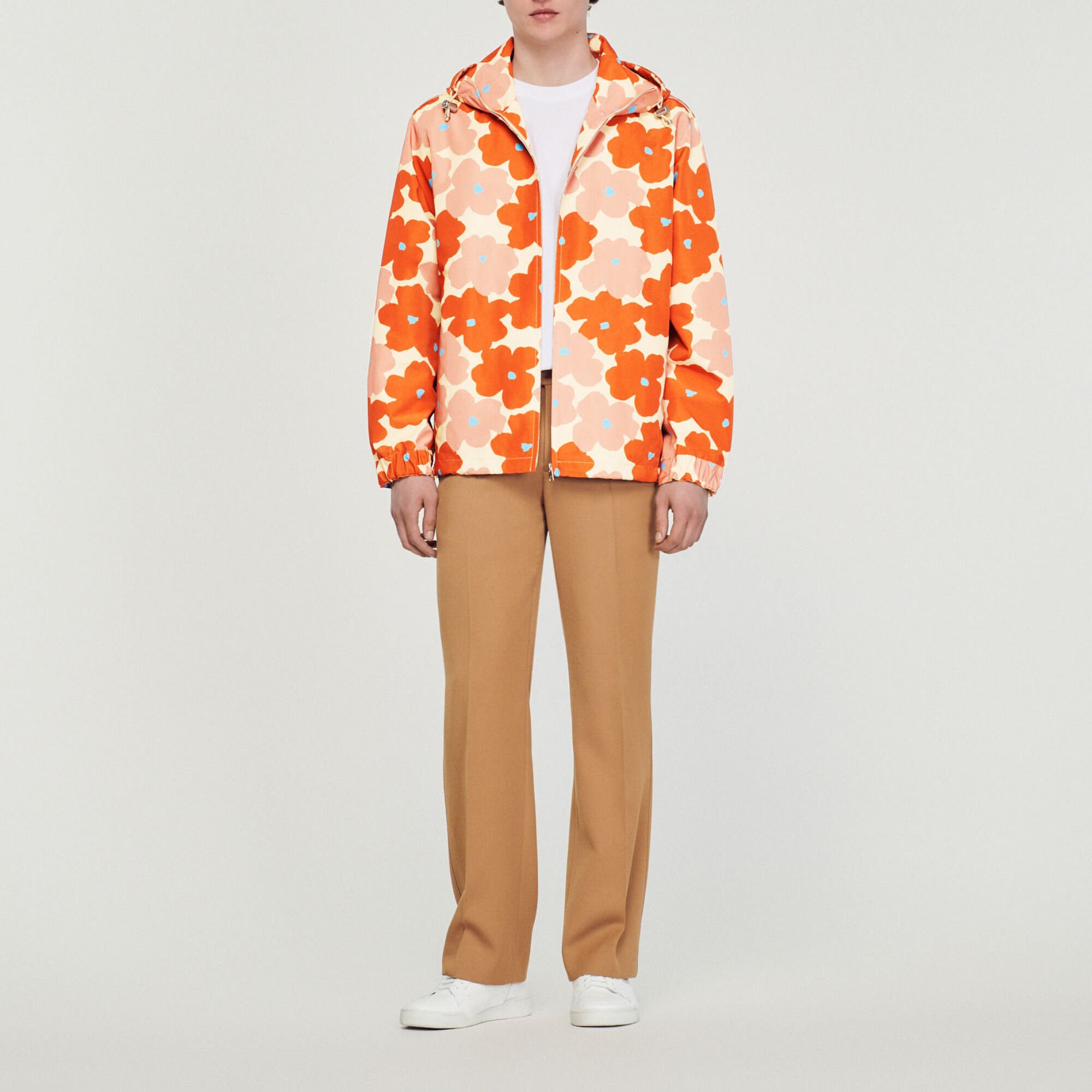 Blouson imprimé fleurs