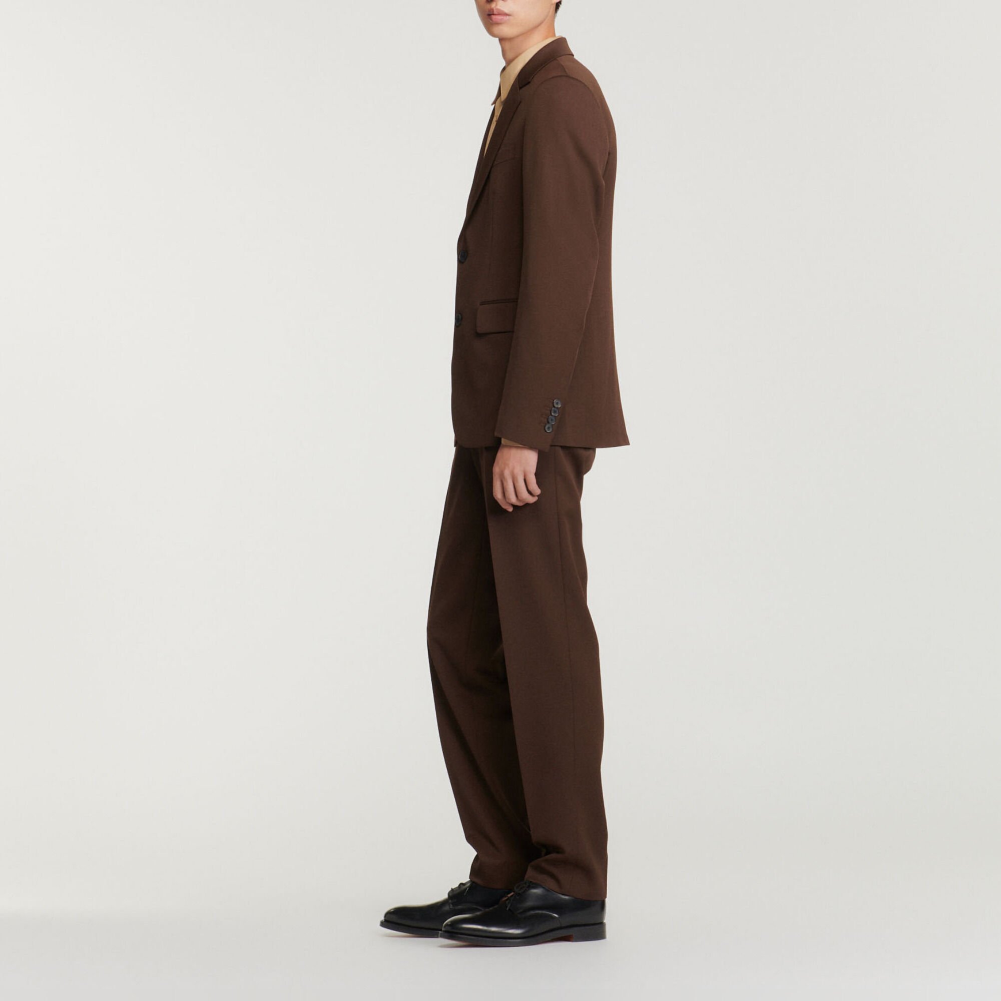 Veste de costume en laine vierge