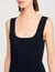 Robe courte col carré