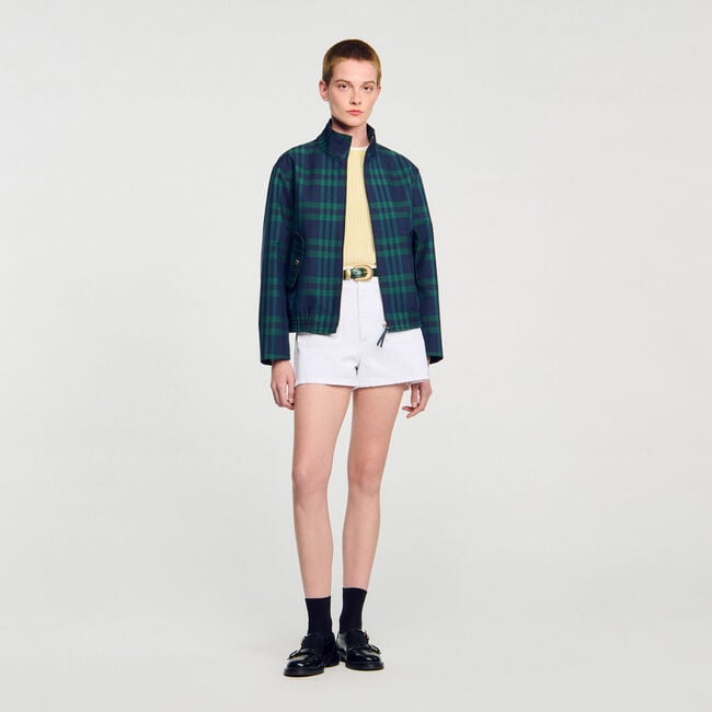 Blouson à carreaux