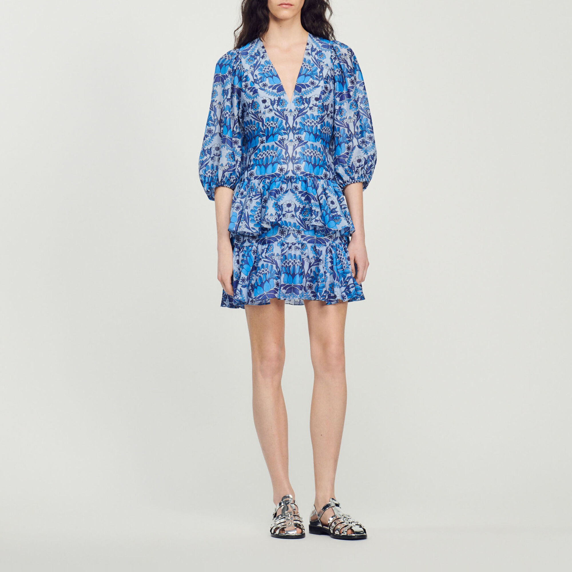 Robe foulard sandro outlet