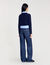 Pull court en laine et cachemire