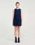 Robe courte en tweed