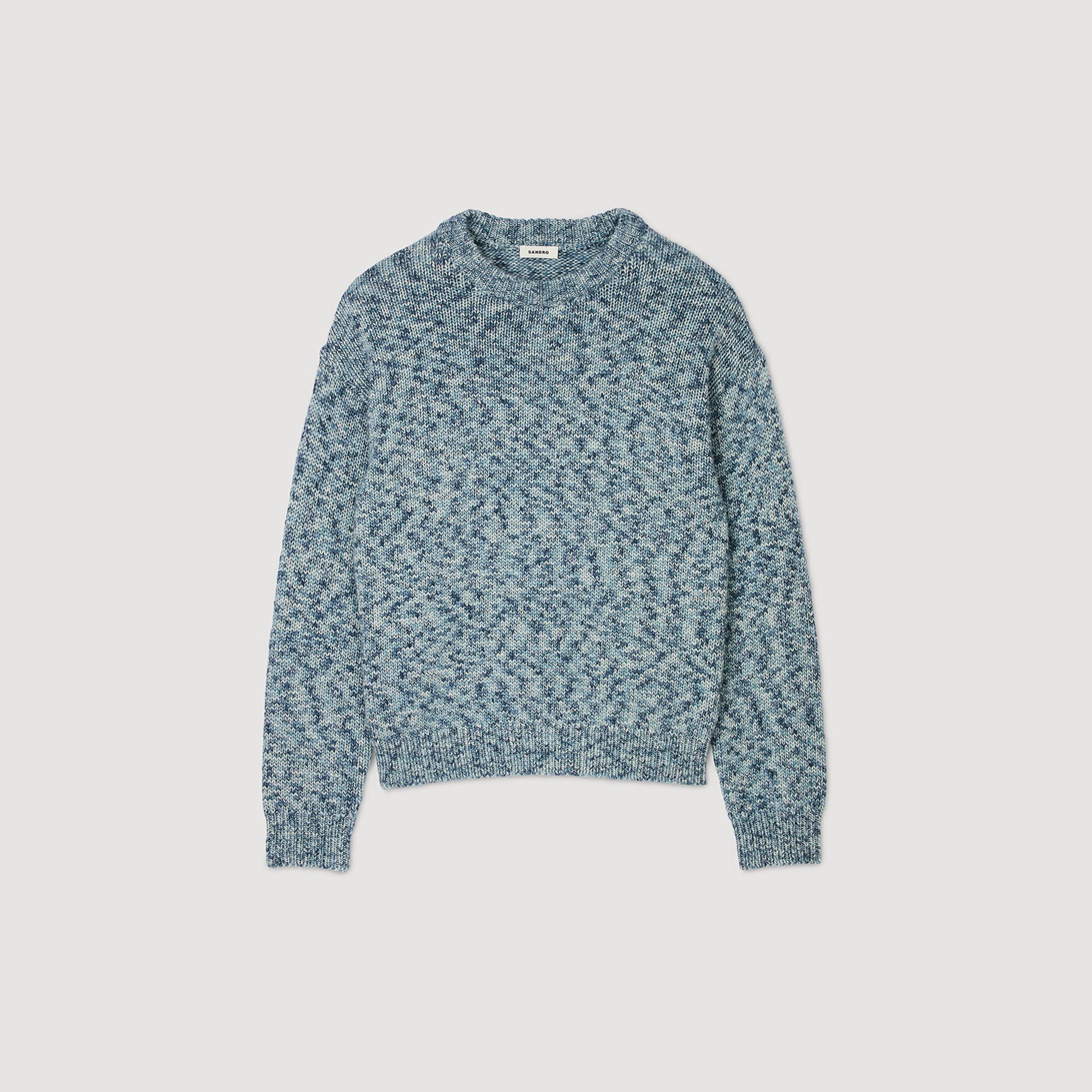 Pull en maille moulin&eacute;e - Homme | Sandro Paris